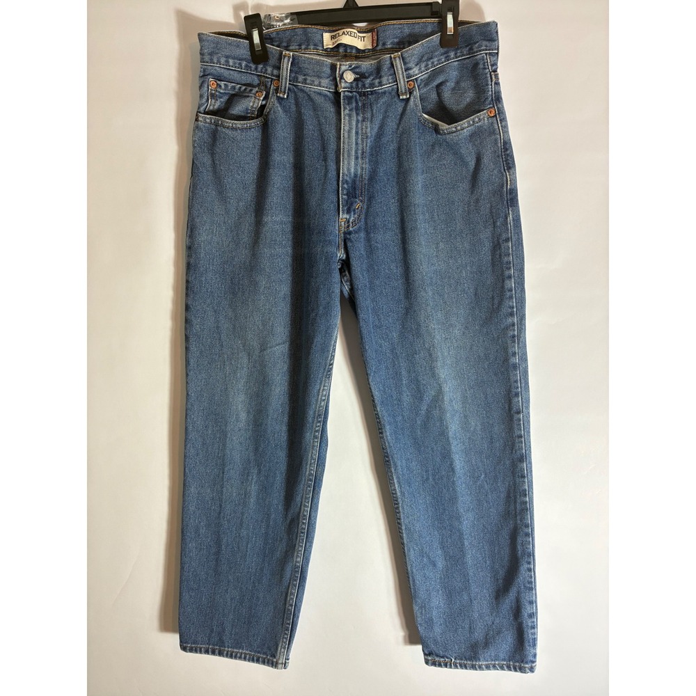 Levis 550 Relaxed Fit Jeans Mens 36x30 Blue Denim Tapered Leg Vintage Baggy Y2K